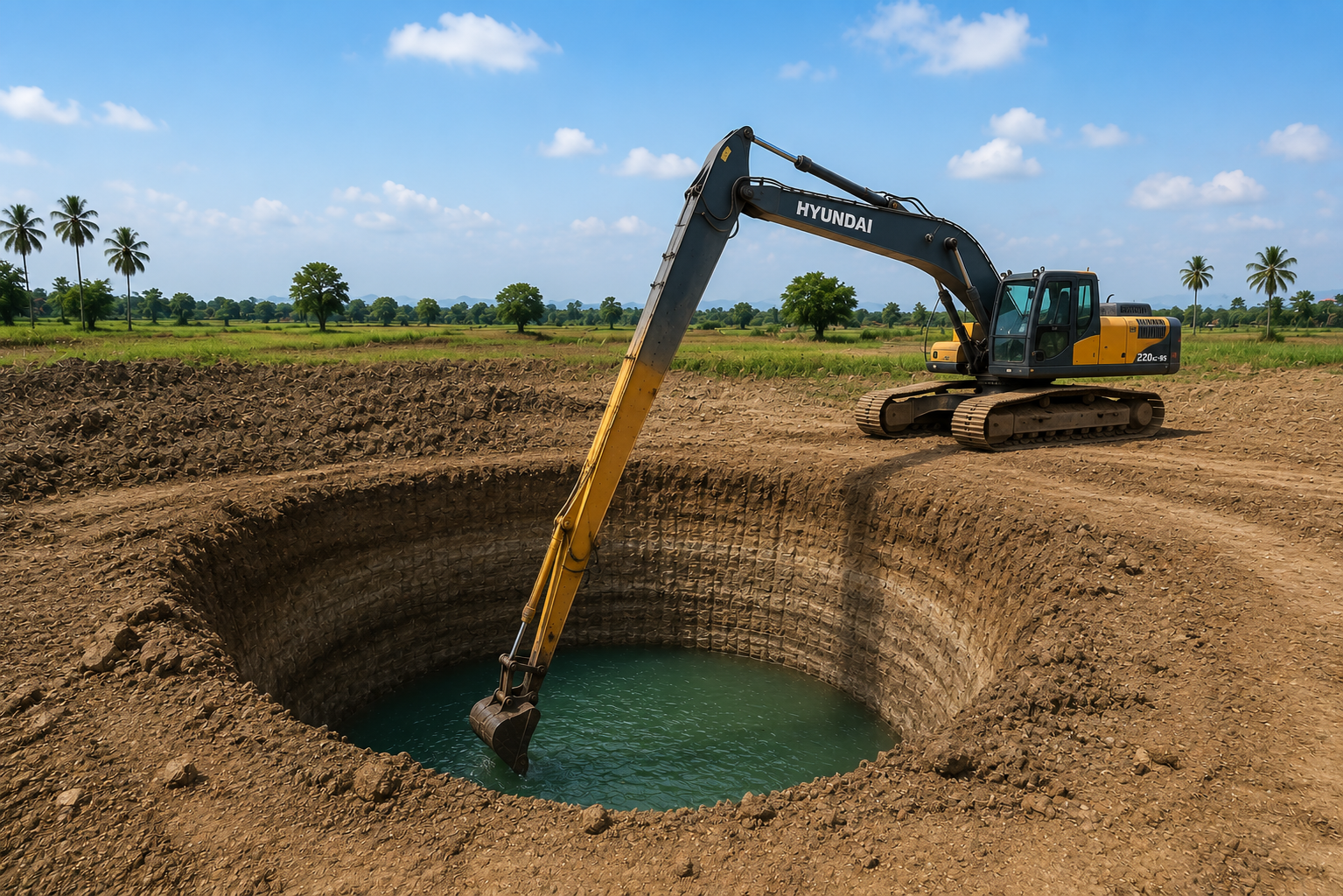 New Open Well Digging